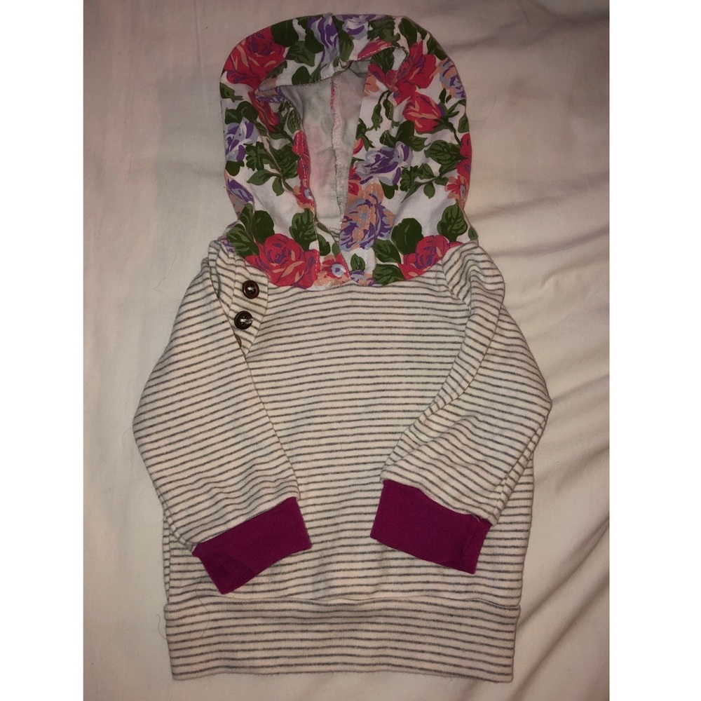 2 piece floral sweater set